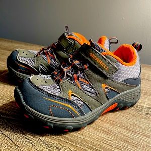 Merrell Trail Chaser Shoe, Size 10 Toddler, Grey/orange
